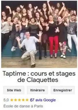 Témoignages sur les cours de claquettes